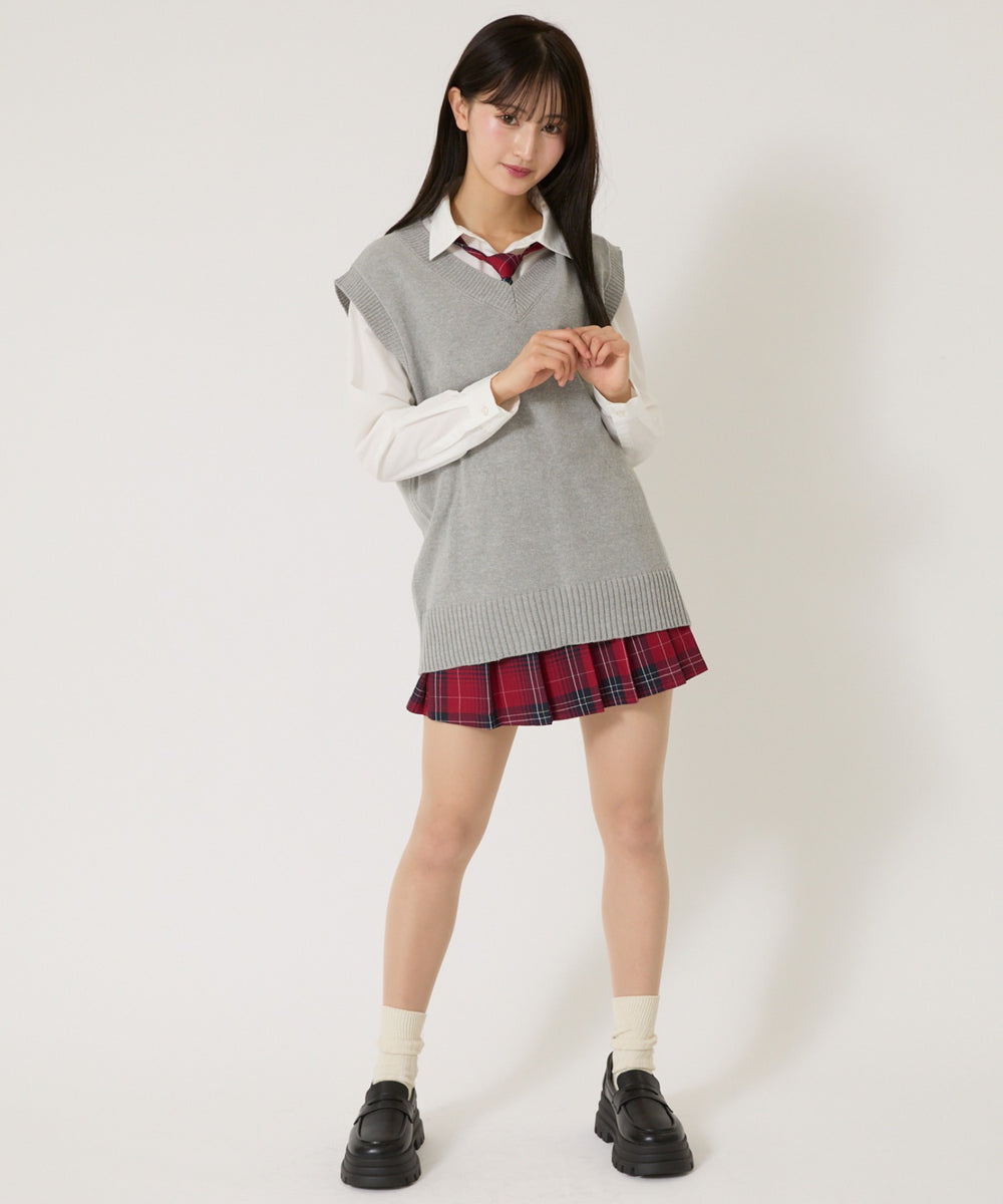 杢グレー モデル:158cm F着用