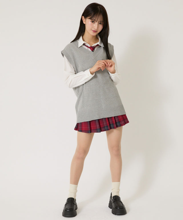 杢グレー モデル:158cm F着用