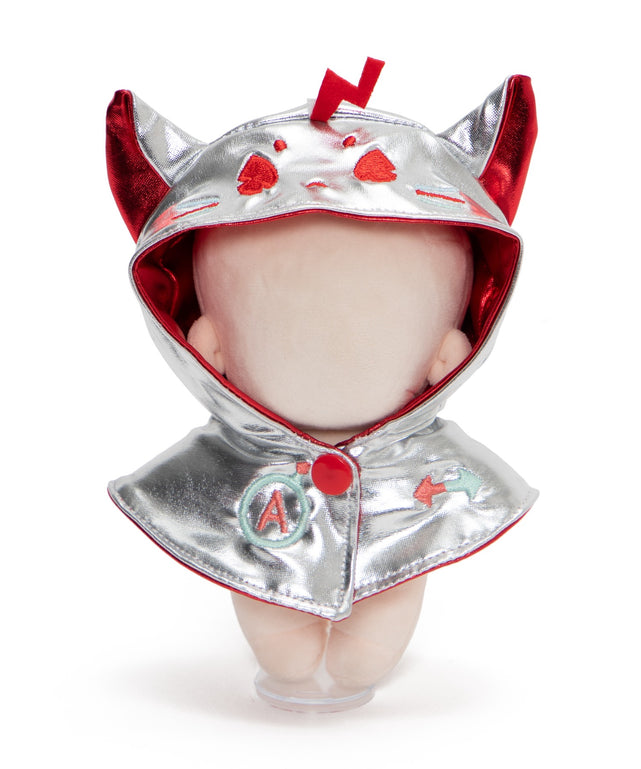 ぬいピコピコサイバーキャットケープ15cm/シルバー