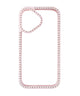 両面ビジューフレームiphoneケース(ピンク)/柄2:iphone16