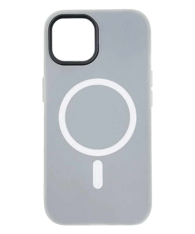 パステルmagsafeiphoneケース(ブラック)/柄1:iphone15