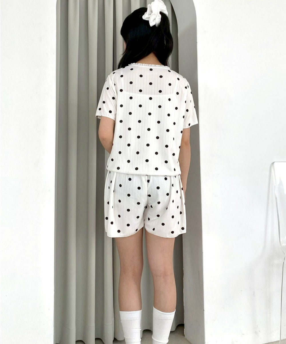 柄６：ドット　モデル：155cm F着用