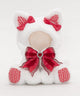 ぬいおすわりにゃんこ15cm/レッド