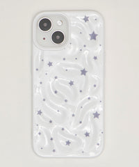 パステルスターiphoneケース（ホワイト）