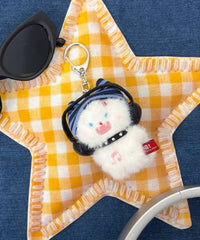 ノリノリ怒りネコぬいぐるみキーホルダー