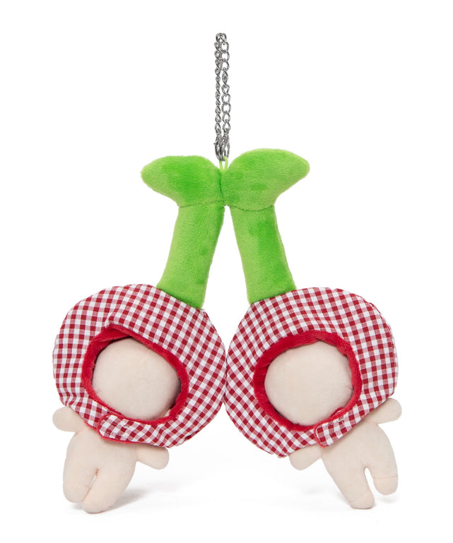 【国内限定】ぬいなかよしチェリー10cm/レッドチェック1