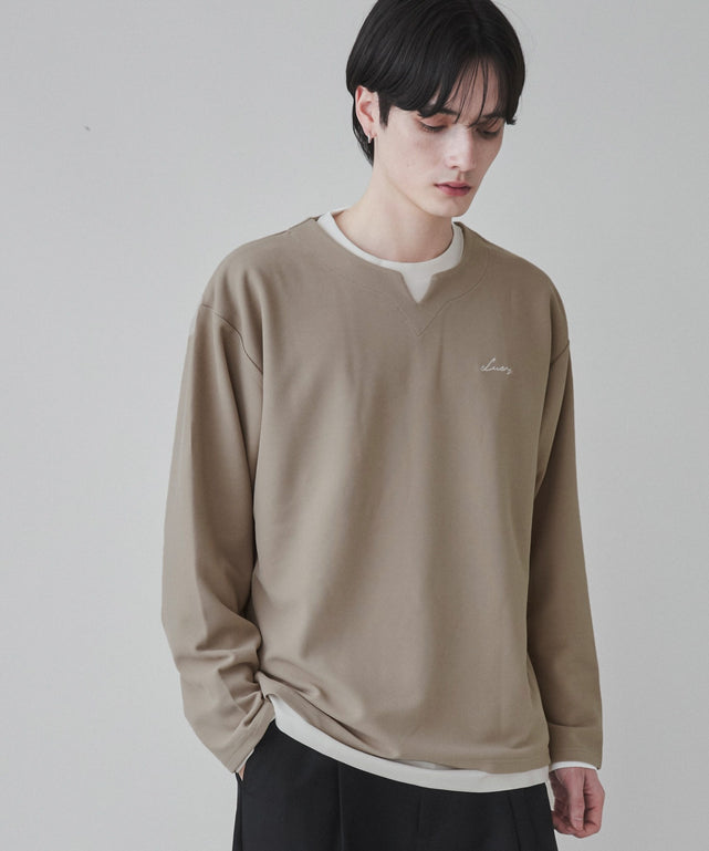 ベージュ モデル：180cm L着用