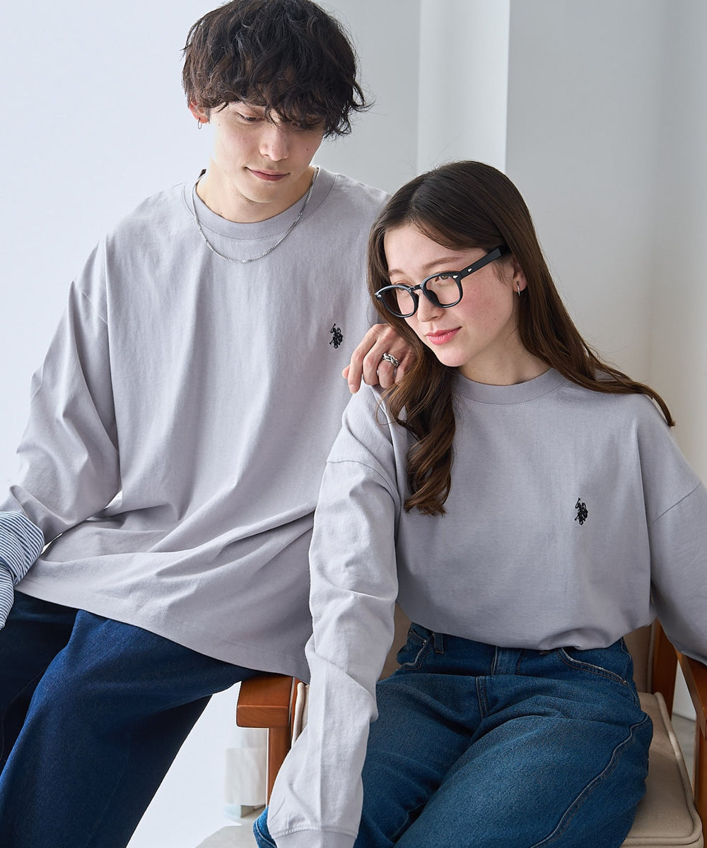 U.S. POLO ASSN.ワンポイント刺繍LST
