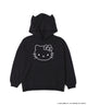 HELLO KITTYコラボビッグパーカー/ブラック