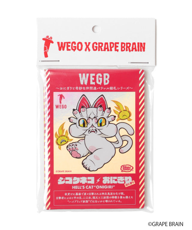 GRAPE BRAIN×WEGOコラボカードセット/柄1