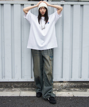 ホワイト　モデル：159cm M着用
