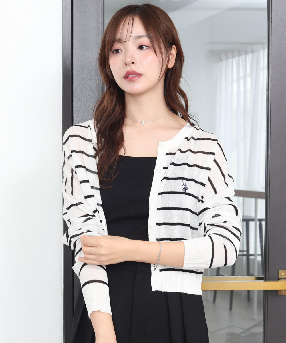 ホワイトボーダー　モデル：165cm F着用