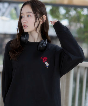 ブラック　モデル：163cm L着用