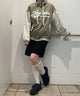 カーキ　モデル:155cm F着用