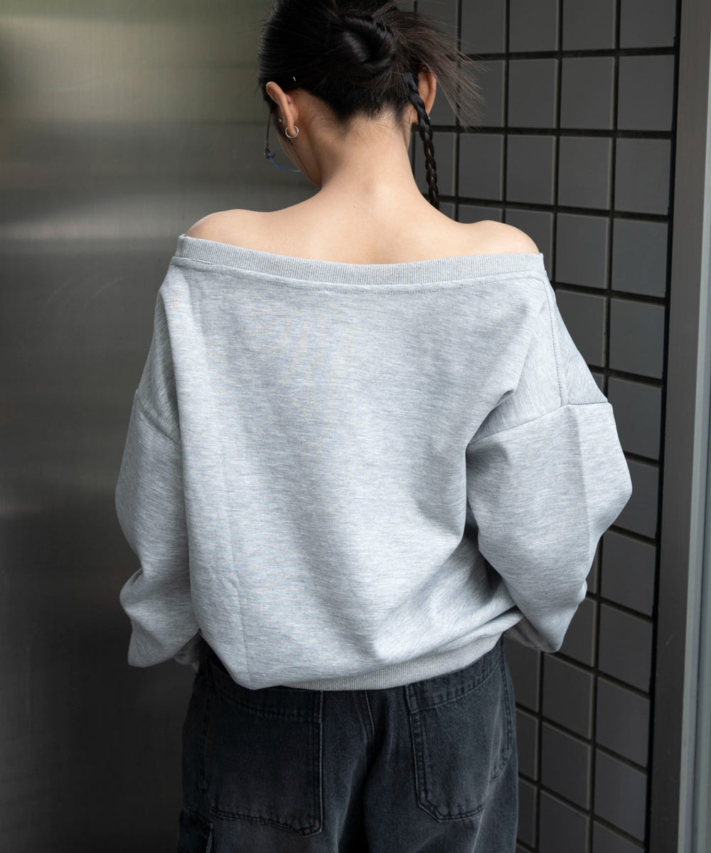 杢グレー　モデル：159cm F着用
