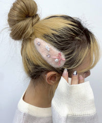 Lパーツファーヘアピン
