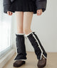 中綿デザインレックカバー(23-25cm)/ブラック