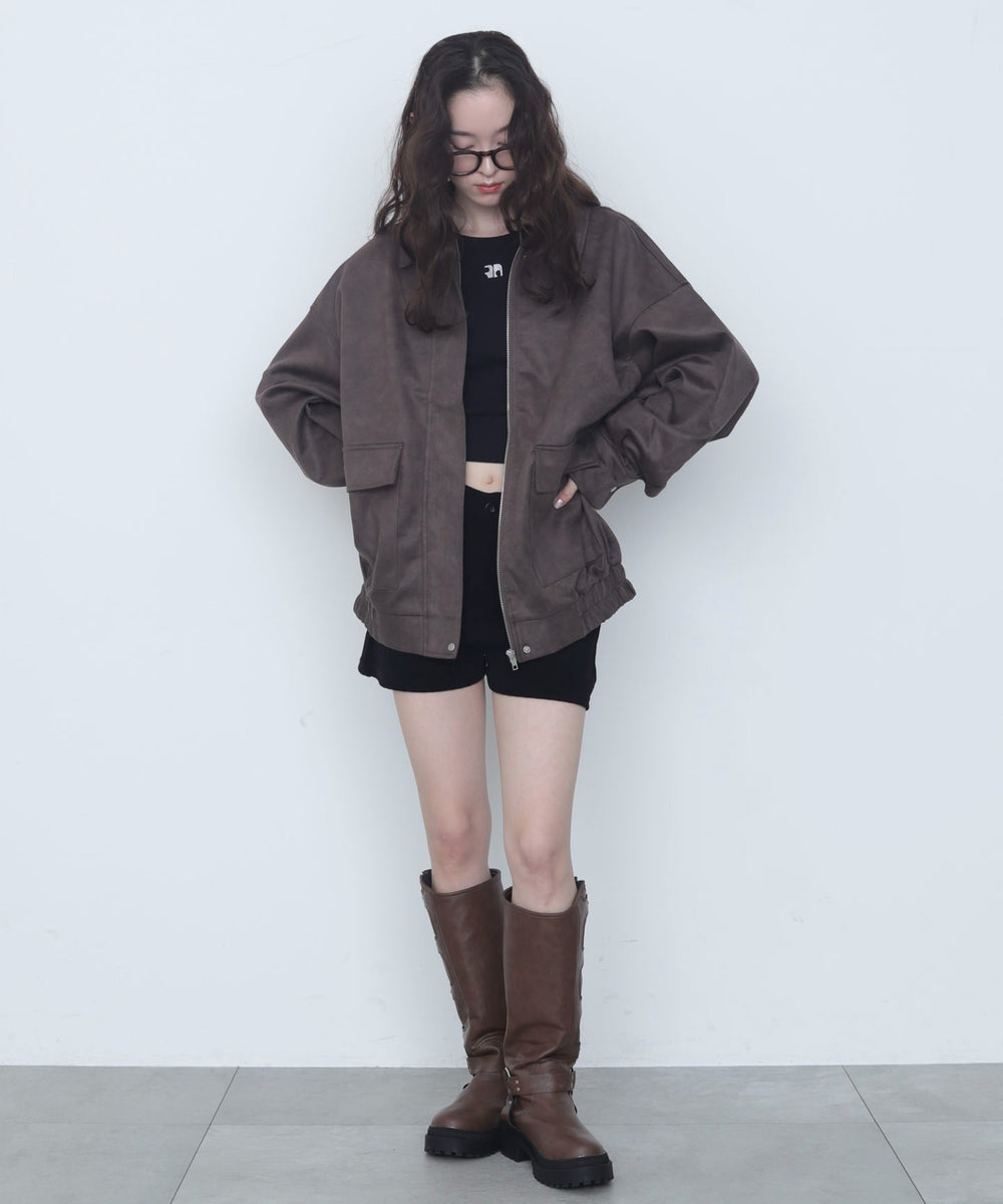 ブラウン　モデル：163cm F着用