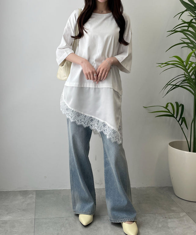 ホワイト　モデル：160cm F着用