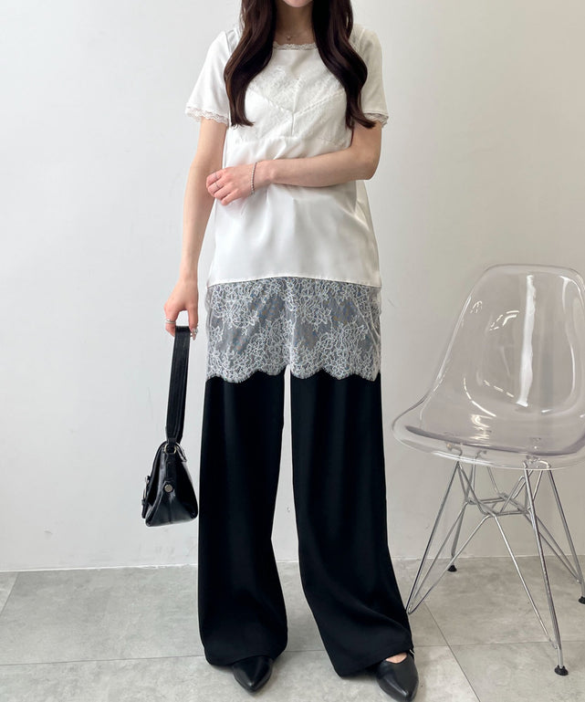 ホワイト　モデル：160cm F着用