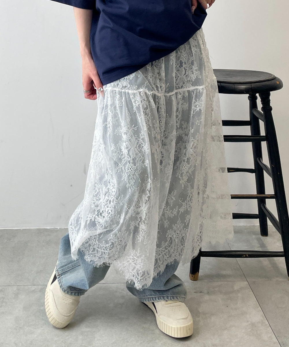 ホワイト　モデル：160cm F着用