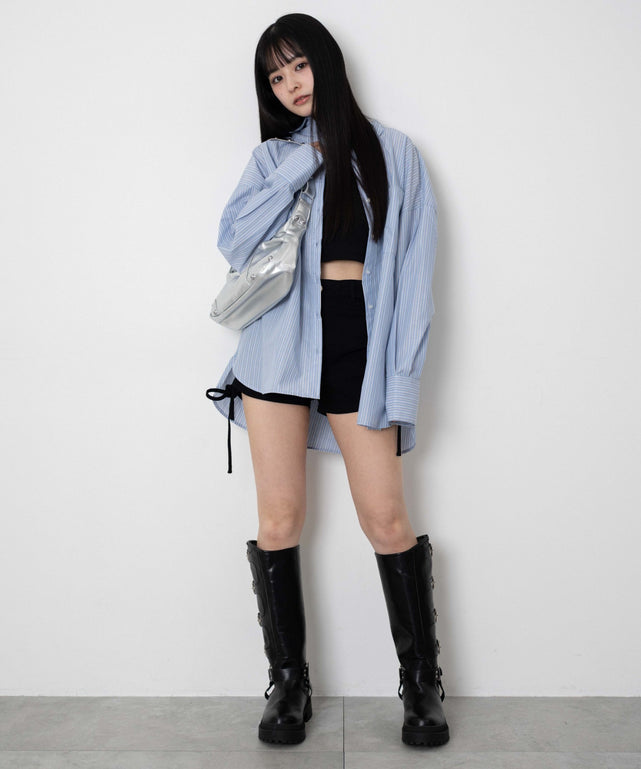 ブルーストライプ　モデル：161cm F着用