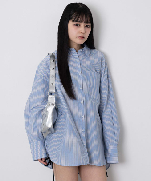 ブルーストライプ　モデル：161cm F着用