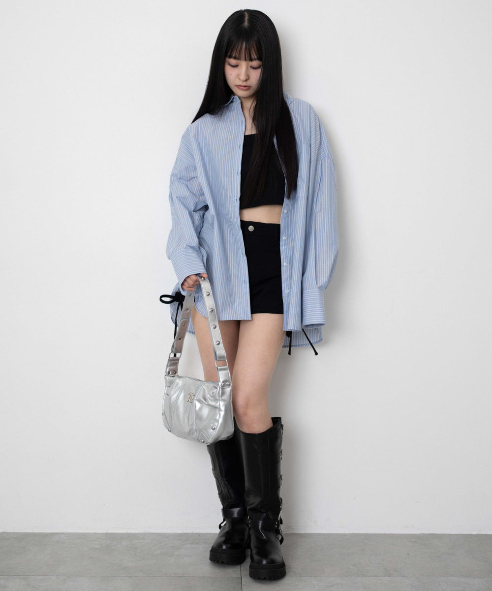 ブルーストライプ　モデル：161cm F着用