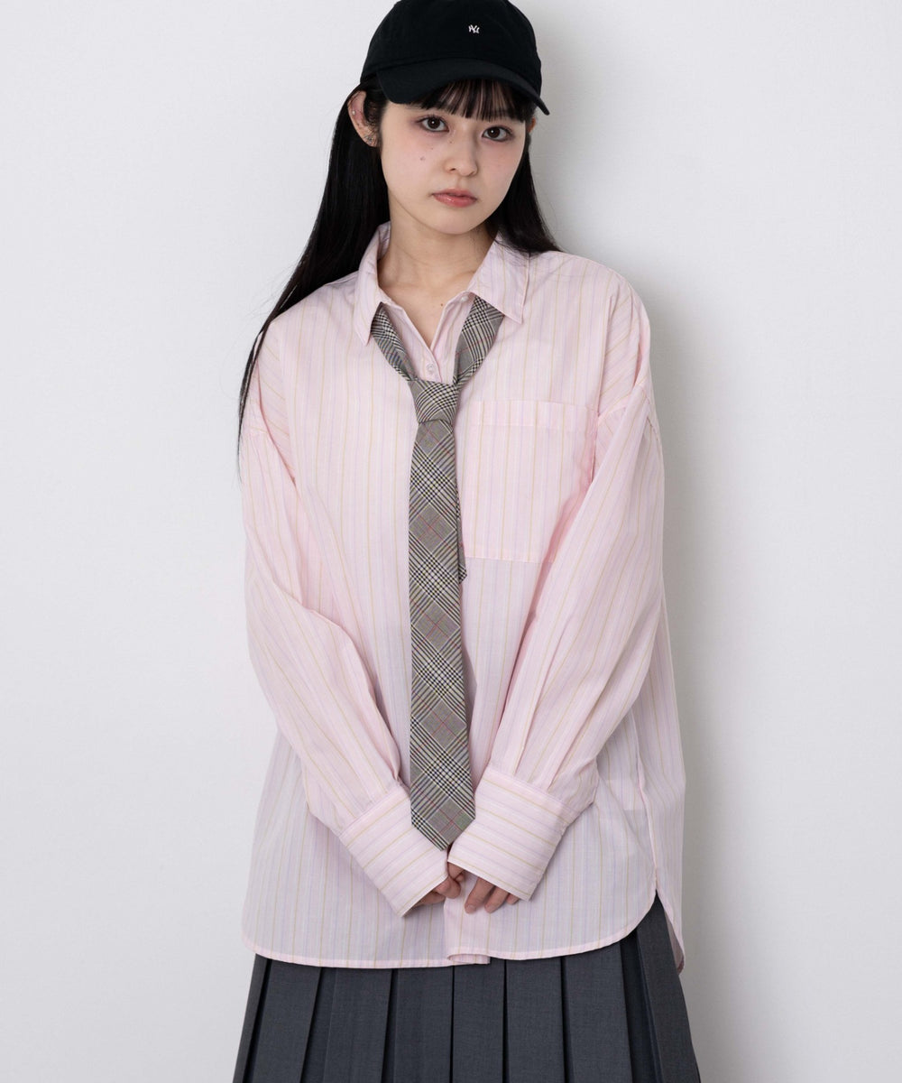 ピンク　モデル：161cm F着用