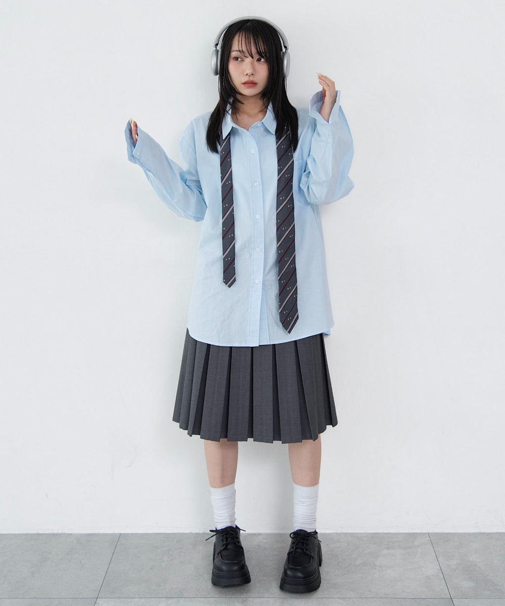 ブルー　モデル：159cm F着用