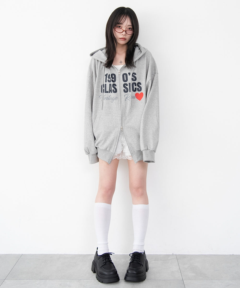 杢グレー モデル：159cm F着用