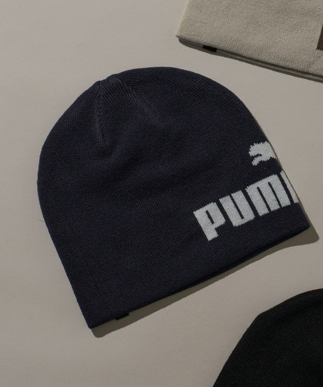 PUMA　ESSENTIALS　カフレス　ビーニー/02プーマネイビー（ネイビー）
