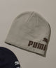PUMA　ESSENTIALS　カフレス　ビーニー/04デザートダスト（Lグレー）