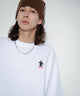 CONVERSEワンポイントT/柄3 モデル：174cm L着用