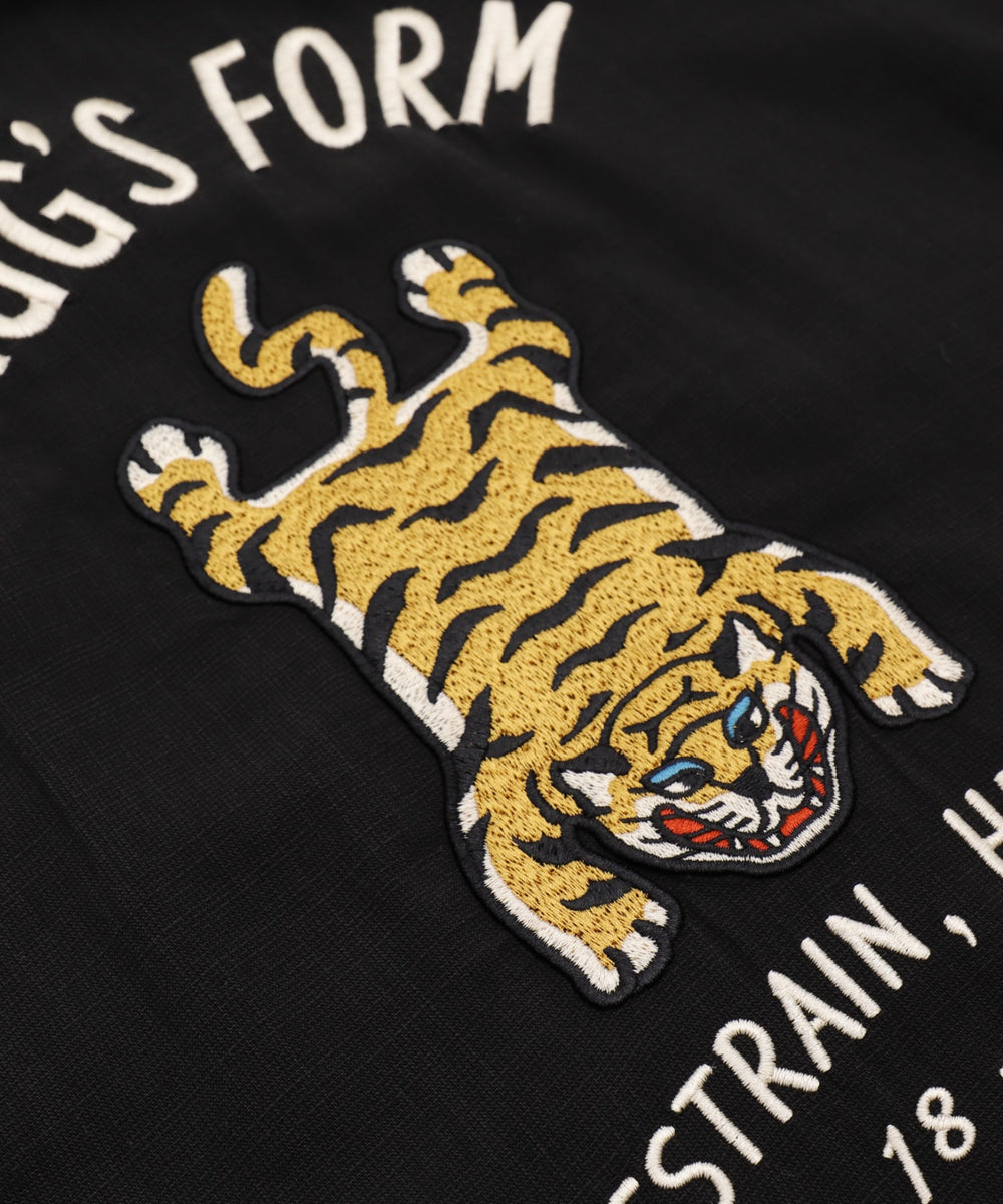アサライクTIGERシシュウシャツ