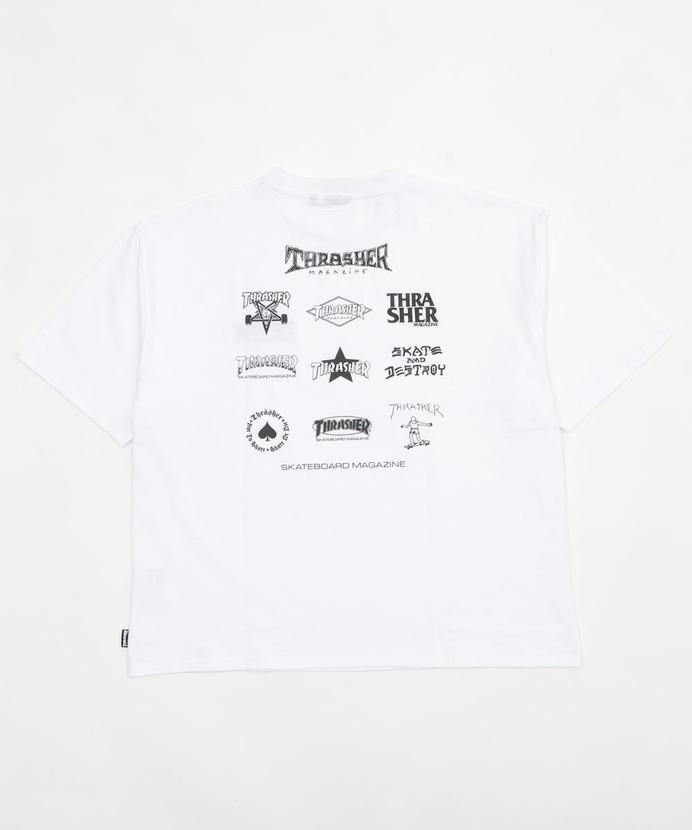 THRASHER　MULTI　LOGO　T（SS）