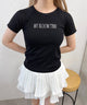 ドットラグランピチTシャツ/ブラック モデル：160㎝ F着用