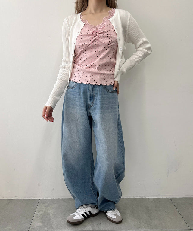 ピンク モデル：160㎝ F着用