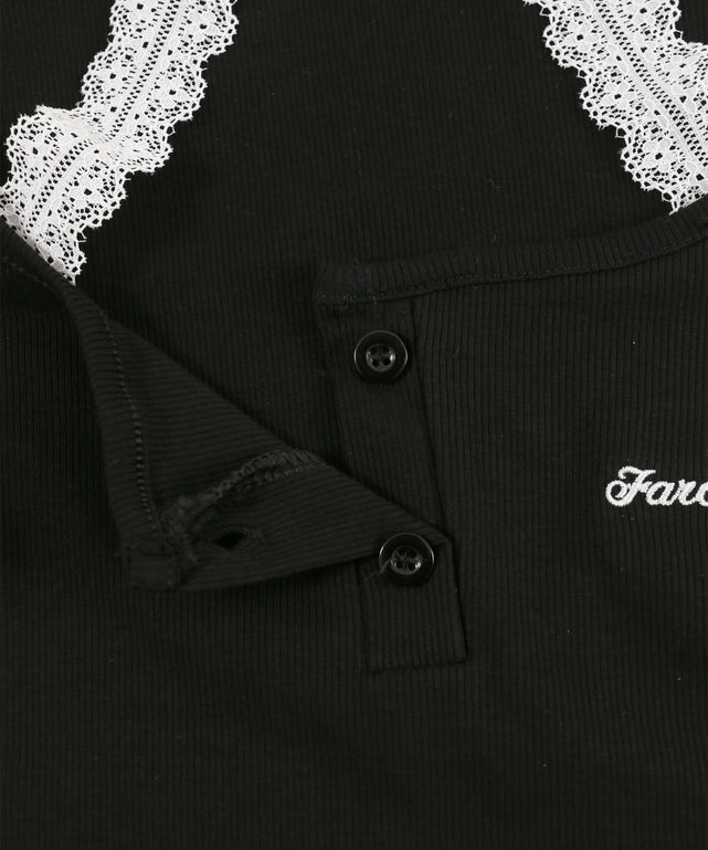 レースチョーカードッキングTシャツ