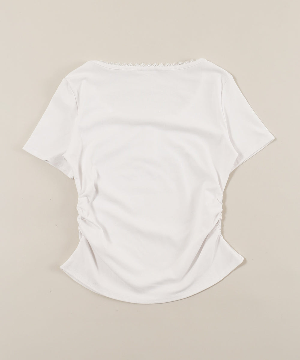メッセージロゴヘンリーピチTシャツ