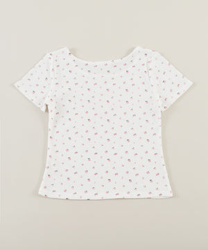 リトルフラワーワッフルTシャツ