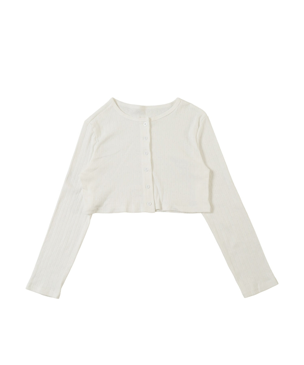 ホワイト(カーディガン)