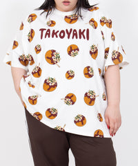 たこ焼き総柄Tシャツ