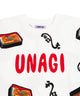 【新サイズ】うなぎ総柄Tシャツ