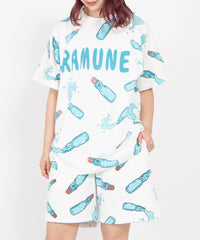 【新サイズ】フード総柄Tシャツ