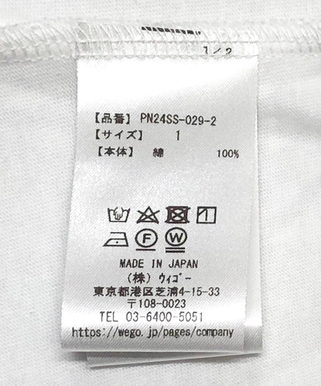 ワンポイントTシャツ