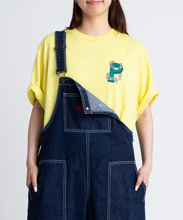 鎖ロゴ刺繍Tシャツ/身長:163cm サイズ3