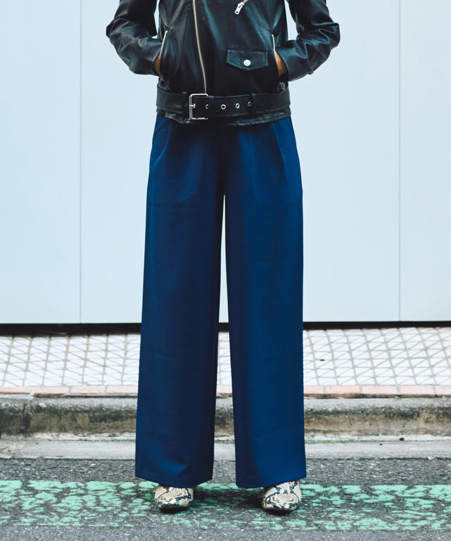 2タックカラーパンツ/身長：164cm　サイズ1
