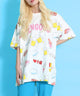 天国と地獄総柄Tシャツ/身長：165cm　サイズ4