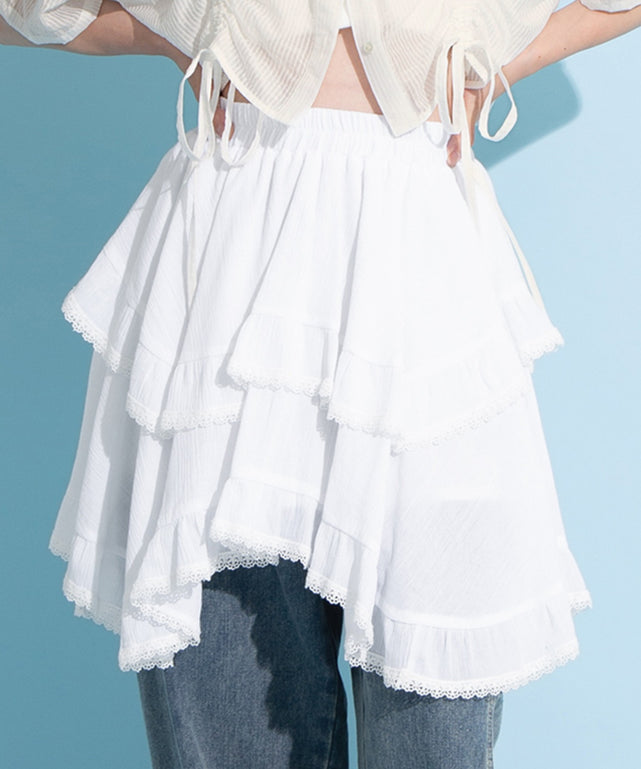 アシンメトリーミニスカート/身長：165cm　サイズ1
